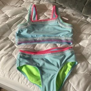 Brand new justice bathing suit! Size 7